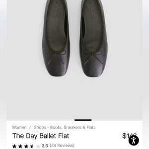 Everlane Italian leather Day Ballet Flat US 7